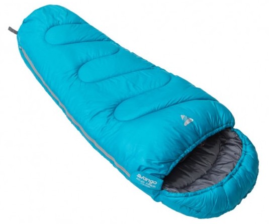 Vango Atlas Junior Children s Sleeping Bag in Bondi Blue 2 Season 150cm long